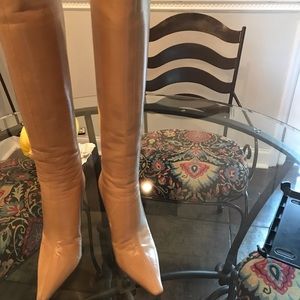 Jimmy Choo London Knee High Leather Boots Sz 7